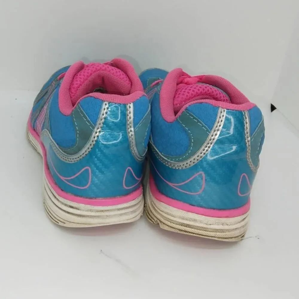Athletech Women's Blue & Pink Running Sneakers - Size 7.5M - Picture 4 of 6